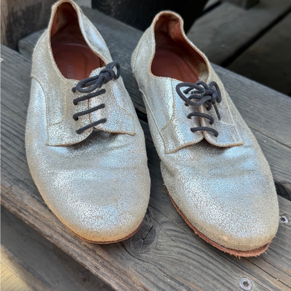 Rachel Comey Silver Leather Shoes - Picture 3 of 5